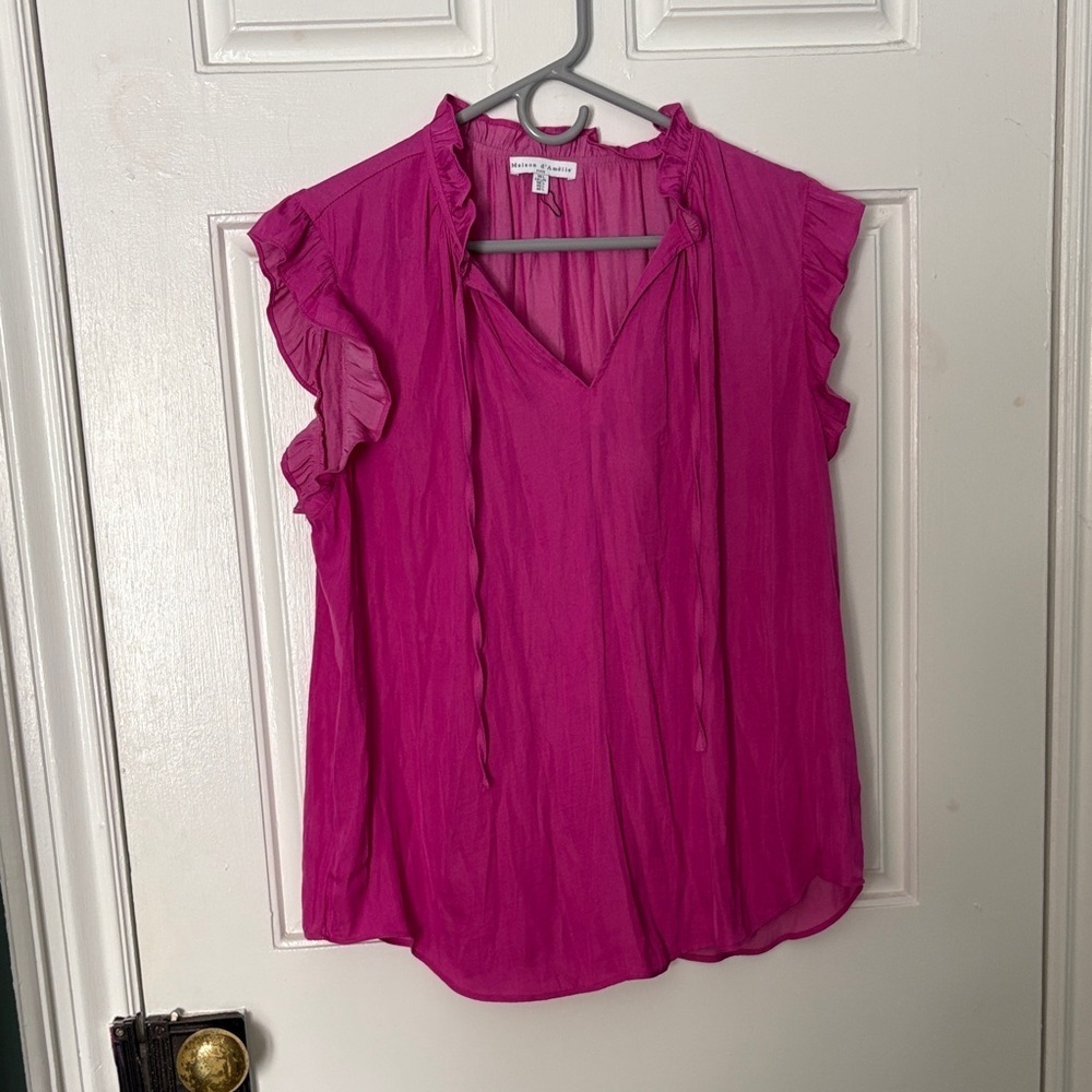 Maison d’Amelie Ruffle Tank